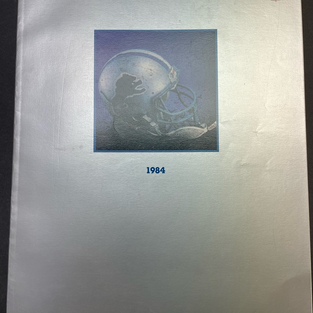 1984 Detroit Lions Program